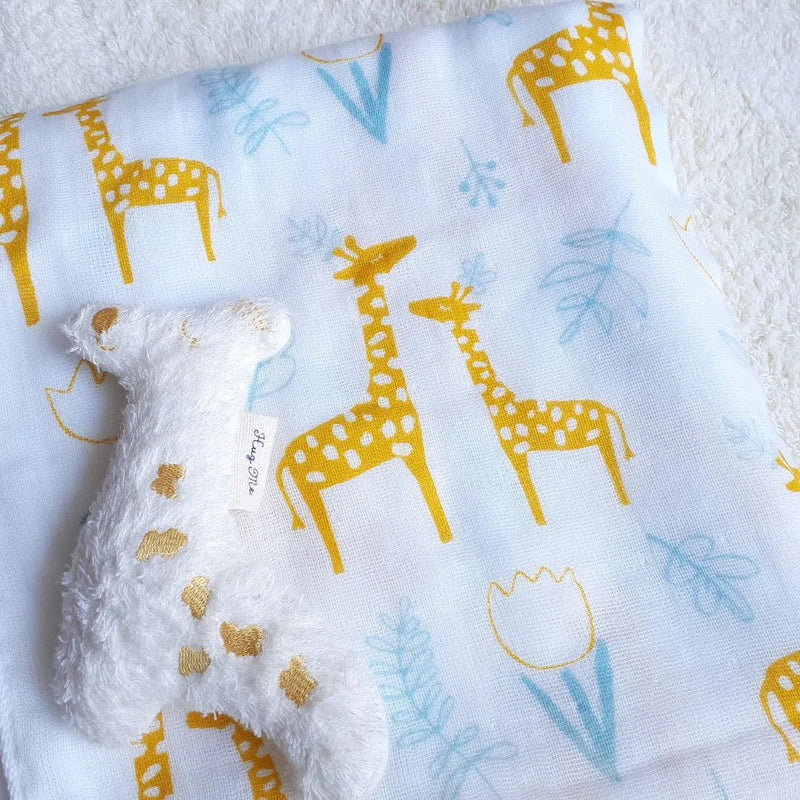 Giraffe discount swaddle blanket